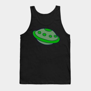 Green UFO Tank Top